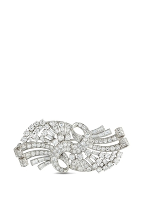 LB Exclusive diamond embellished brooch - Silver