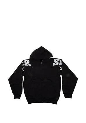 SP5DER zip hoodie - Black