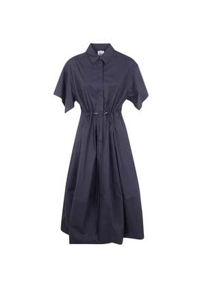 Mantu drawstring shirt dress - Black