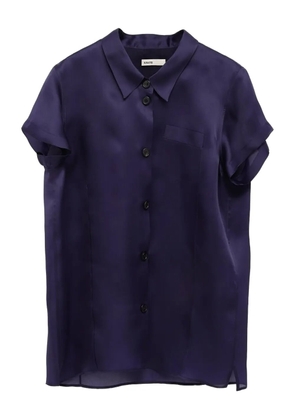 KHAITE Keefe silk shirt - Blue