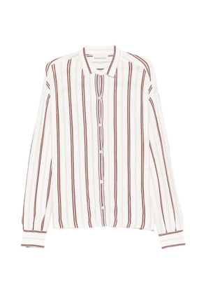 BOMPARD striped button shirt - White