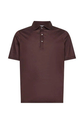 D4.0 three-button polo shirt - Brown