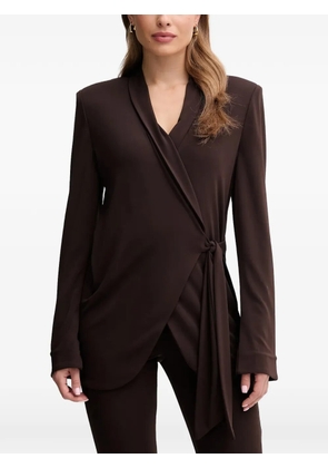Gaudi tie-waist blazer - Brown