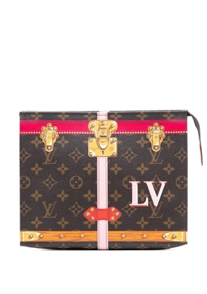 Louis Vuitton Pre-Owned 2018 Monogram Summer Trunks Toiletry Pouch 26 clutch bag - Brown