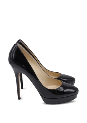 Jimmy Choo Pre-Owned Cosmic patent-leather platform pumps - Black