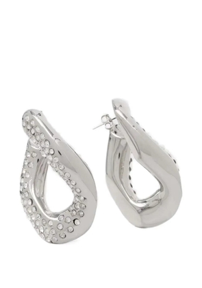 Patrizia Pepe crystal-embellished earrings - Silver