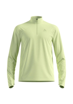 ODLO The Essentials zip textured sweatshirt - Green