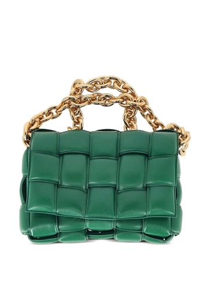 Bottega Veneta Pre-Owned intrecciato chain leather shoulder bag - Green