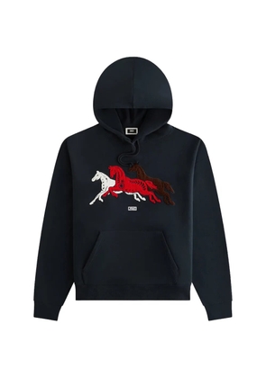 KITH horse graphic hoodie - Blue
