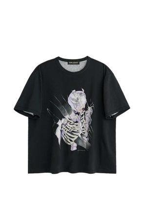 OUR LEGACY printed crew-neck T-shirt - Black