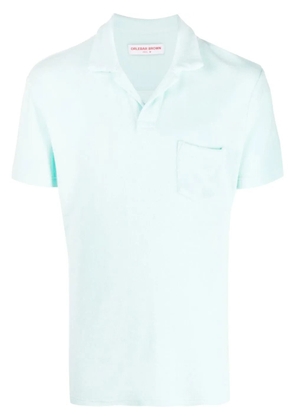 Orlebar Brown Terry short-sleeve polo shirt - Blue
