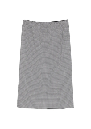 Tibi gingham skirt - White