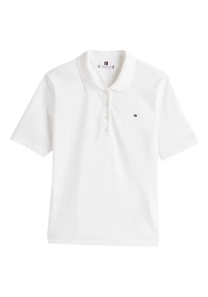 Tommy Hilfiger logo polo top - White