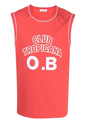 Orlebar Brown Dubois Club Tropicana-print tank top - Red
