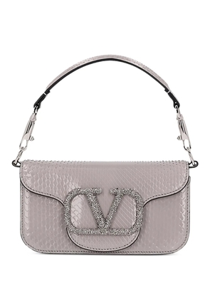 Valentino Garavani Locò small shoulder bag - Grey