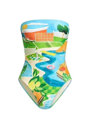 Seafolly bandeau swimsuit - Blue