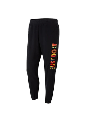 Nike embroidered track pants - Black
