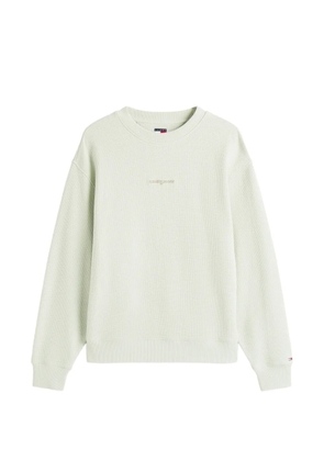 Tommy Jeans waffle sweatshirt - Green