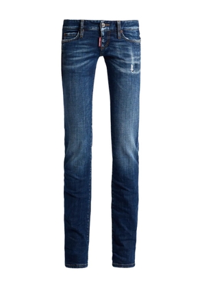 DSQUARED2 Venus rear logo patch jeans - Blue