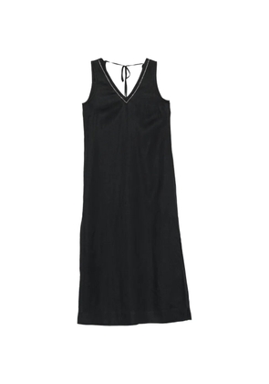 Peserico V-neck sleeveless midi dress - Blue