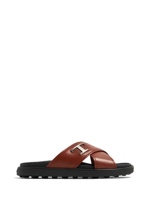 Tod's Timeless leather sandals - Red