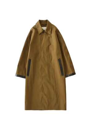 Studio Nicholson button-up cotton coat - Brown