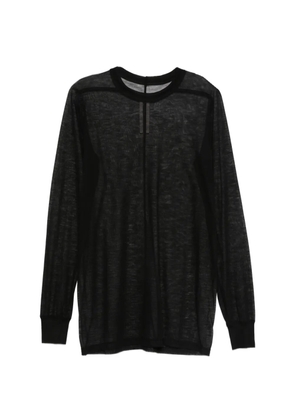 Rick Owens Level LS T long sleeve polo shirt - Black