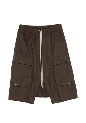 Rick Owens Cargo Pods drawstring shorts - Brown