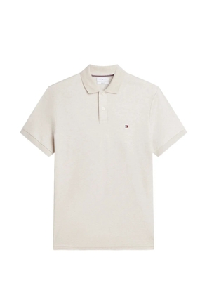 Tommy Hilfiger logo-detail polo shirt - Neutrals