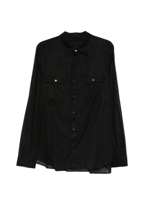 Rick Owens chest pockets shirt - Black