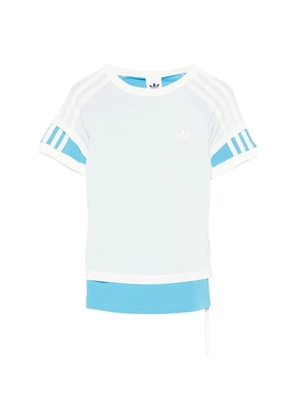 adidas three-stripe T-shirt - Blue