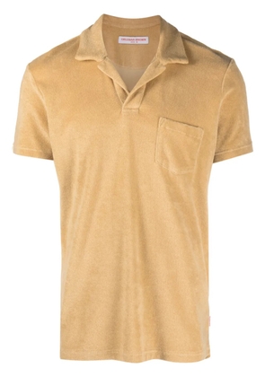 Orlebar Brown terry-cloth cotton polo shirt - Neutrals