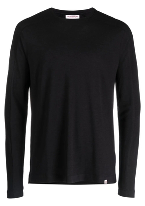 Orlebar Brown crew-neck long-sleeve T-shirt - Black
