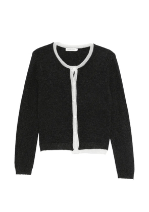 VIKTORIA CHAN Larissa trimmed cardigan - Grey