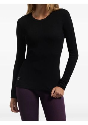 Rewoolution crew-neck long-sleeve T-shirt - Black