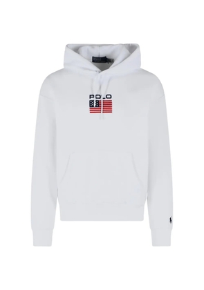 Polo Ralph Lauren drawstring logo hoodie - White