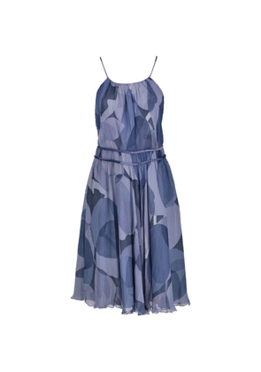 Moschino Pre-Owned flared mini dress - Blue