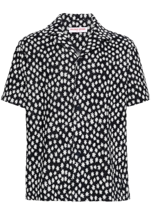 Orlebar Brown Howell Star towelling-finish shirt - Blue