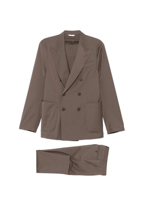 Manuel Ritz double-breasted suit - Brown