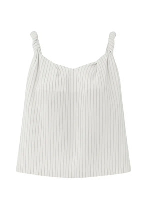 Eleh knotted striped top - Neutrals