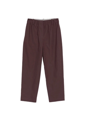 Alysi poplin trousers - Brown