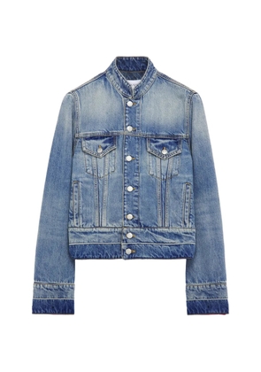 Alexander McQueen button denim jacket - Blue