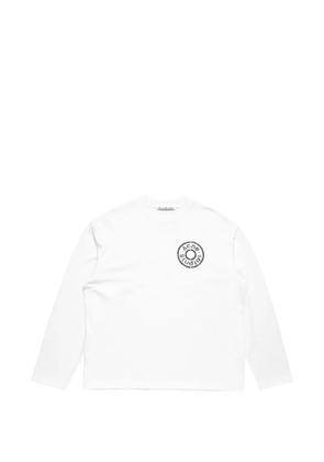 Acne Studios long-sleeved graphic T-shirt - White