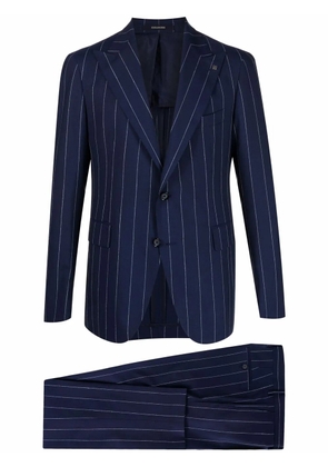 Tagliatore pinstripe single-breasted suit - Blue