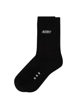 Autry star-detail socks - Black