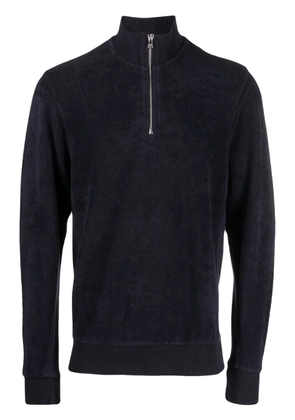 Orlebar Brown half-zip cotton sweater - Blue