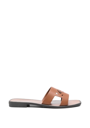 Karl Lagerfeld Skoot III flat sandals - Brown