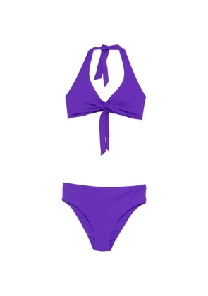 Fisico tie-detail bikini - Purple