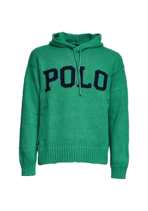 Polo Ralph Lauren intarsia knitted hoodie - Green