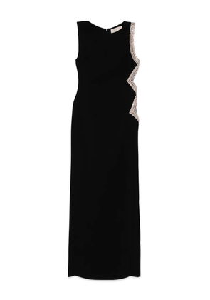 Elie Saab crystal-embellished dress - Black